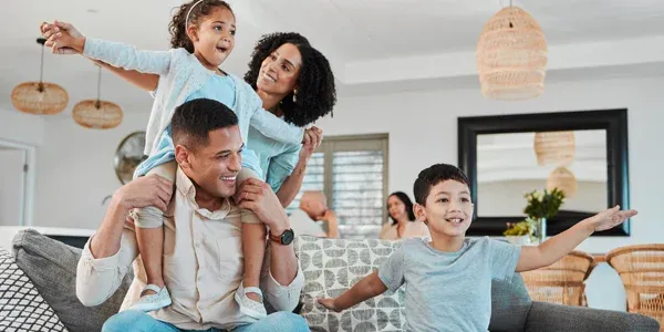 Family in pest free home